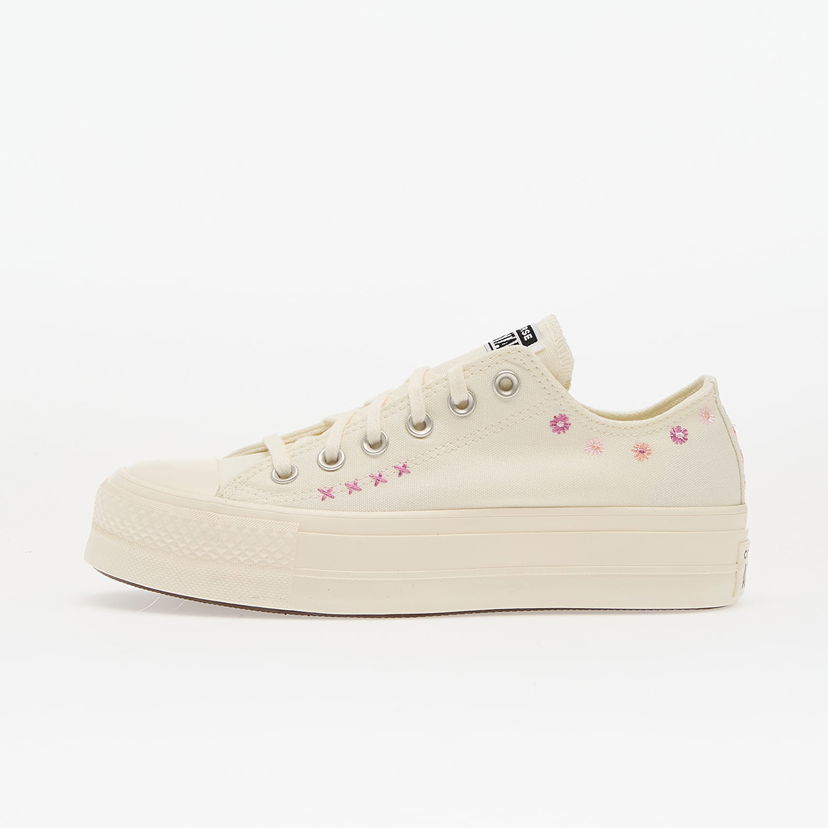 Tenisky a topánky Converse Chuck Taylor All Star Lift Floral Embroidery Low Top Béžová | A15008C