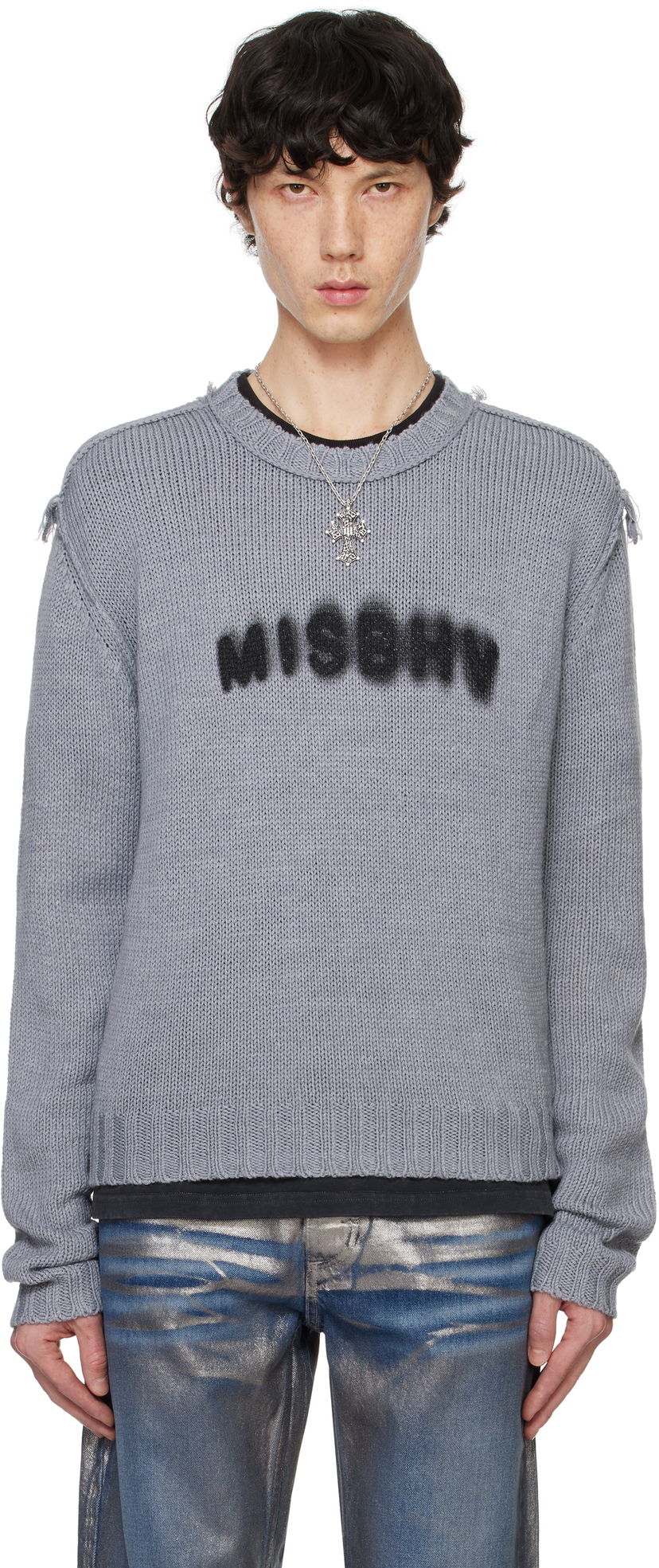 Sveter MISBHV Community Sweater Šedá | 241M710