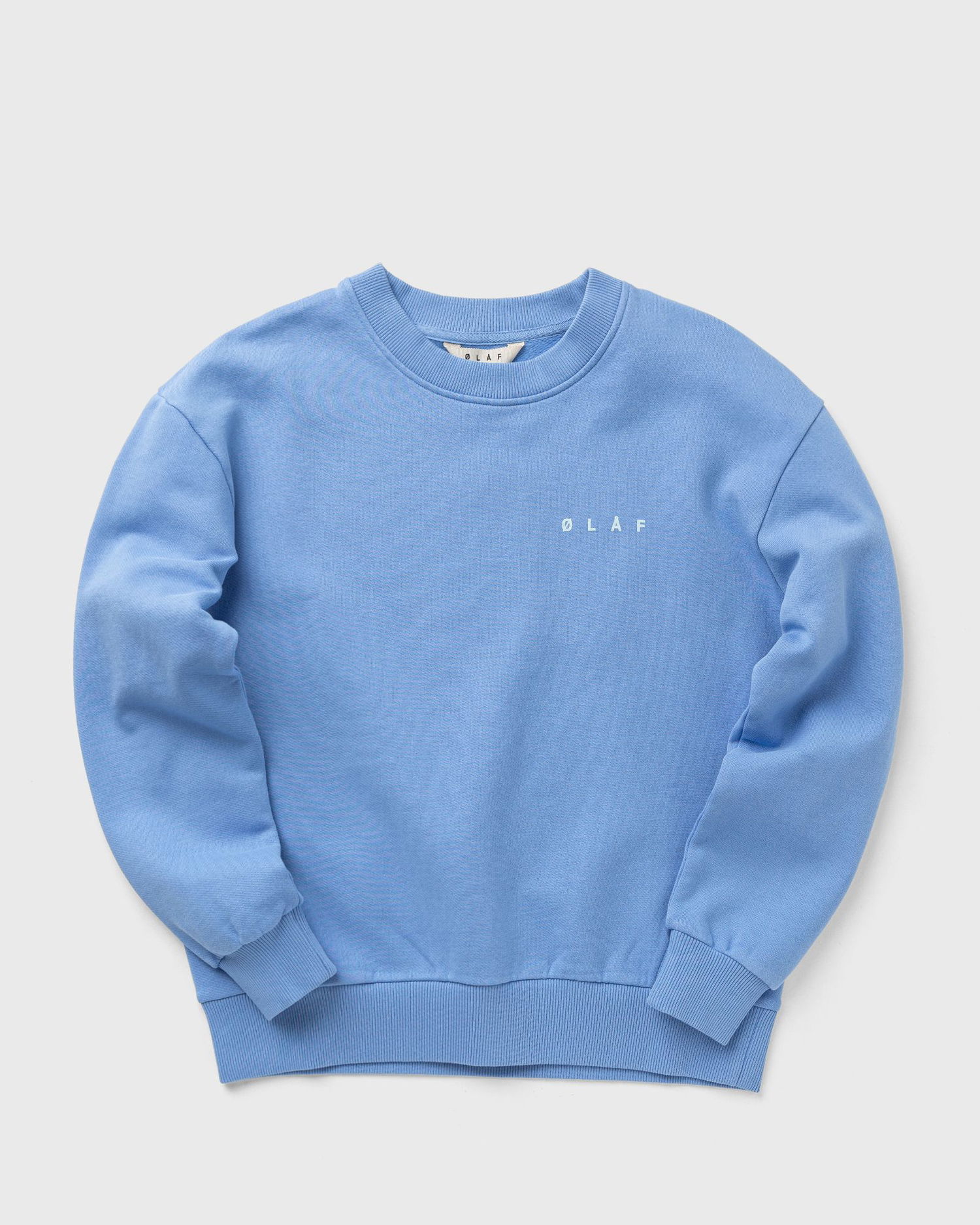 Sveter ØLÅF Olaf Spiral Face Crewneck Sweatshirt Modrá | W200201-SUMMER-SKY, 0