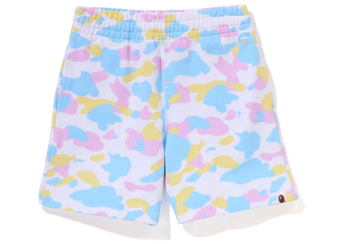 Šortky BAPE New Multi Camo Oversized Sweat Shorts Biela | 1J30-253-001, 0