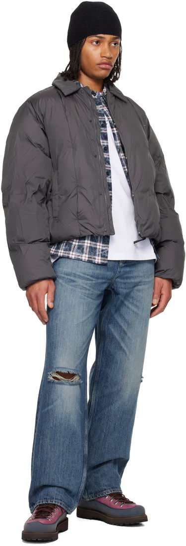 Prešívaná bunda Dime Pleated Puffer Jacket Šedá | DIMEHO252CHR, 3