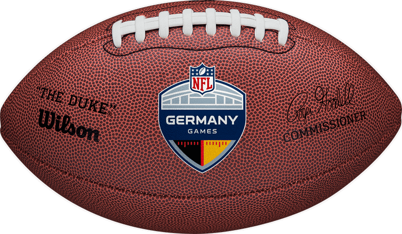 Športový doplnok Wilson Tennis The Duke NFL Germany Replica Football Training Ball Hnedá | wf4015401xbof-wf4015401xbof