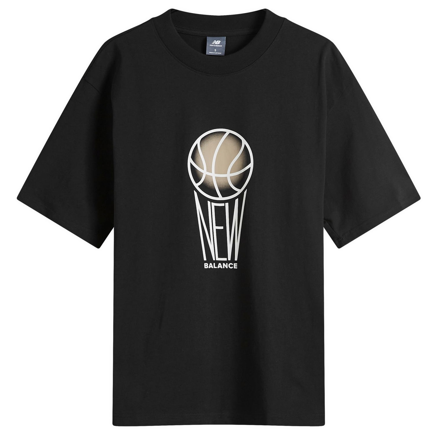 Tričko New Balance Graphic Basketball T-Shirt Čierna | MT44585-BK, 1