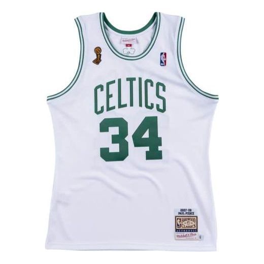 Dres Mitchell & Ness Mitchell & Ness Celtics Basketball Jersey Biela | AJY4AC18059-BCEWHIT07PPI, 0