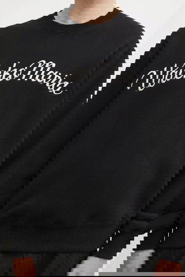 Mikina WACKO MARIA Wacko Maria Script Logo Sweatshirt Čierna | 25FW.WMC.SS08, 3