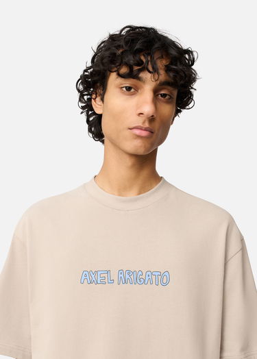 Tričko AXEL ARIGATO Bale T-Shirt Béžová | A3845002, 5