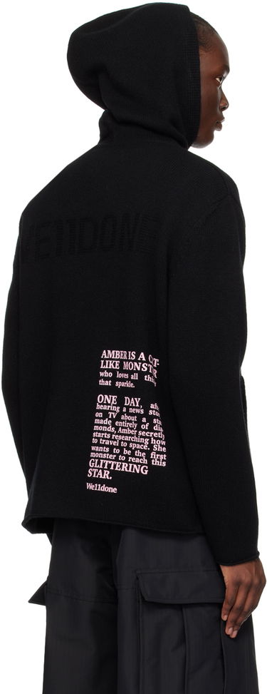 Mikina We11done We11done 'I Hope You Remember My Name' Graphic Print Hoodie Čierna | WD-KT2-24-616-U-BK, 2