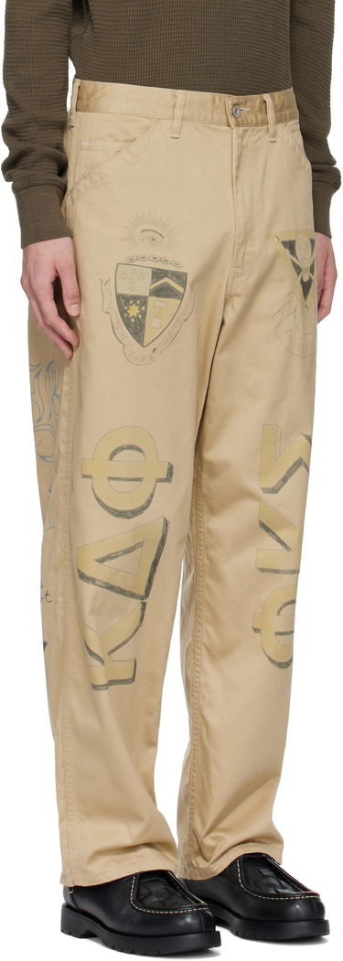 Nohavice Neighborhood Neighborhood Memorial Utility Trousers Béžová | 251AQNH-PTM03, 1