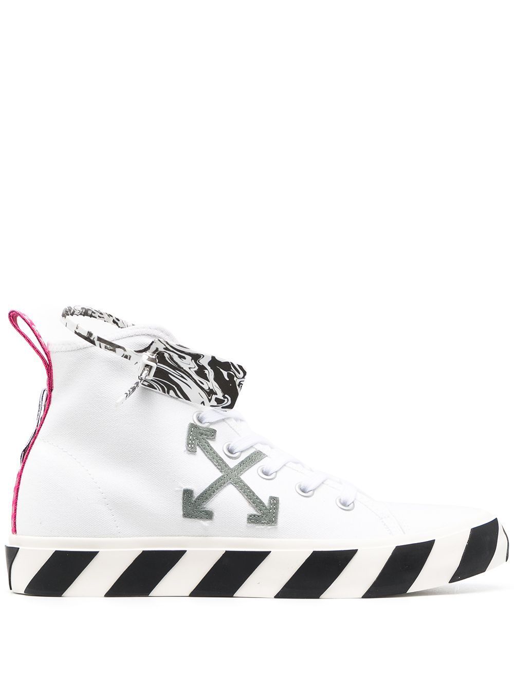 Tenisky a topánky Off-White High Top Vulcanized Biela | OMIA119R21FAB0010109, 0