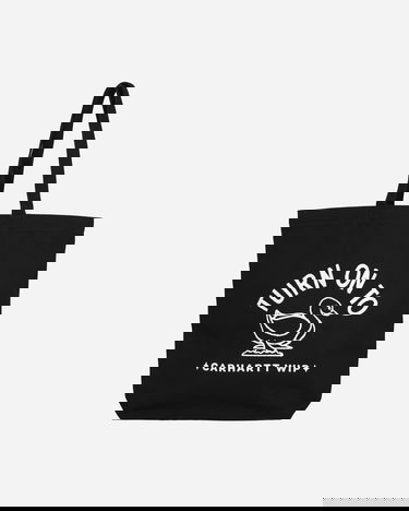 Tote bag Carhartt WIP Stamp Tote Bag Black Čierna | I033629 0D2XX, 0
