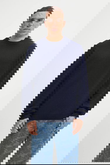 Sveter Carhartt WIP Alten Sweater with Wool Blend Navy | I033917.J0XX, 0