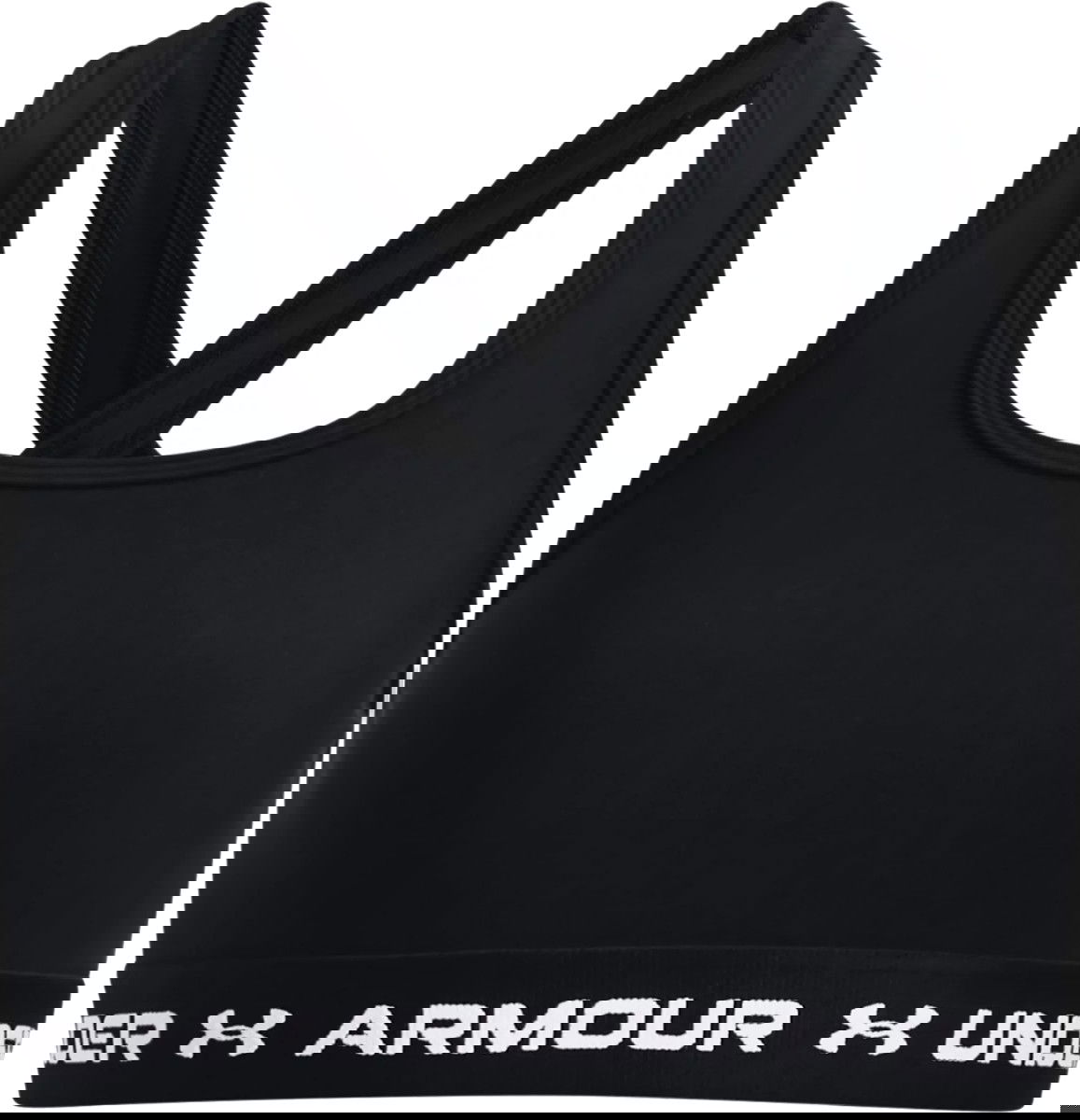 Podprsenka Under Armour Crossback Mid Solid Bra Čierna | 1369971-001, 0