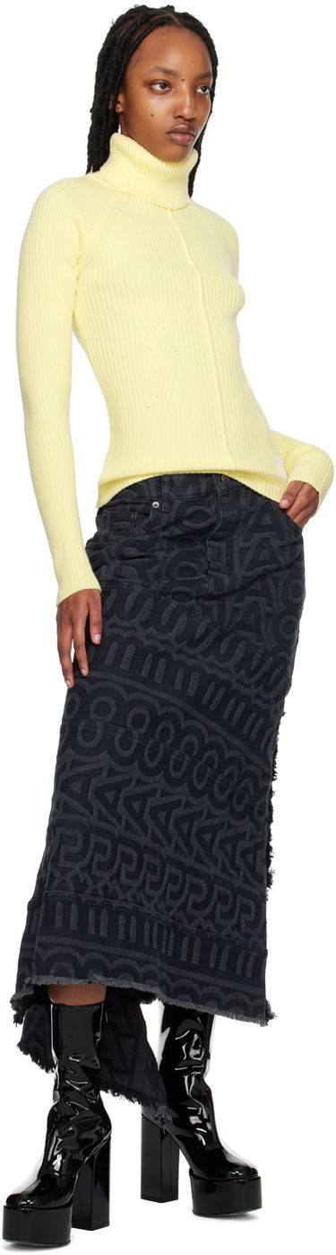 Sveter Marc Jacobs Marc Jacobs Ribbed Turtleneck Sweater Žltá | N604W07RE22, 3