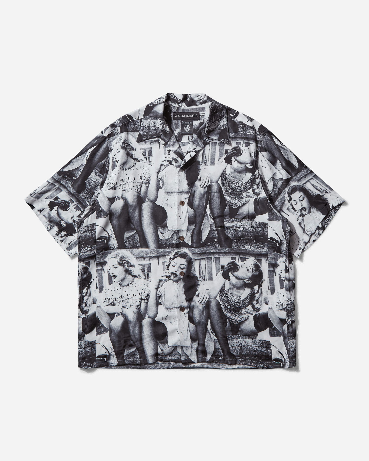 Košeľa WACKO MARIA Ellen Von Unwerth Hawaiian Shirt Rôznofarebný | EVU-WM-HI02 WHITE, 0