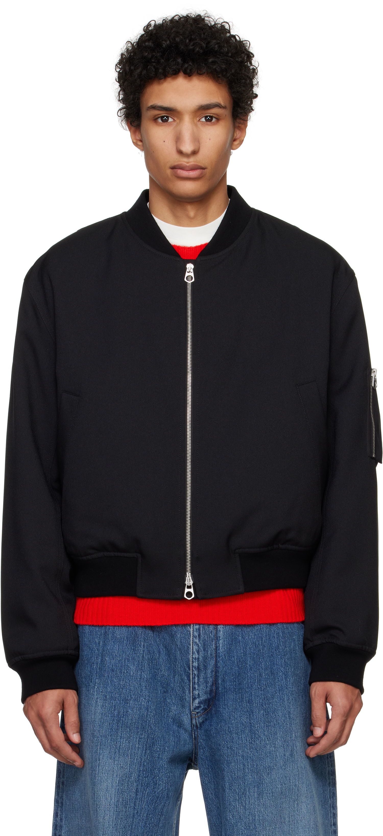 Bomber bunda Jil Sander Jil Sander Padded Bomber Jacket Čierna | J22BN0241_J70001, 0