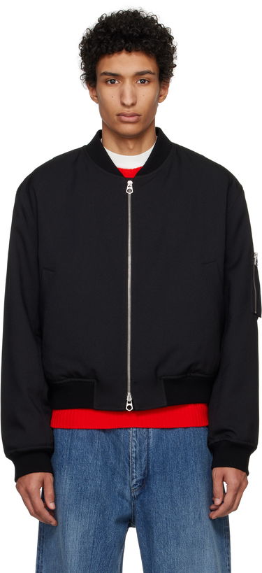 Bomber bunda Jil Sander Jil Sander Padded Bomber Jacket Čierna | J22BN0241_J70001, 0