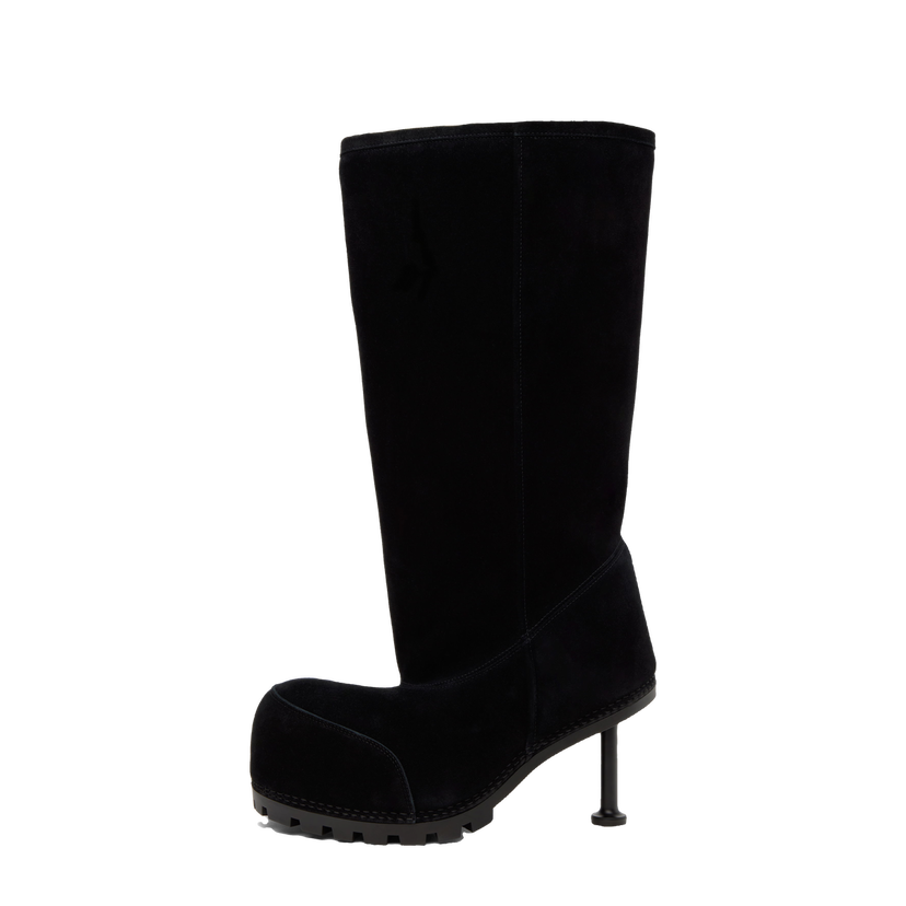 Tenisky a topánky Balenciaga Suede High Heel Boots Čierna | 802178 WBFC1
