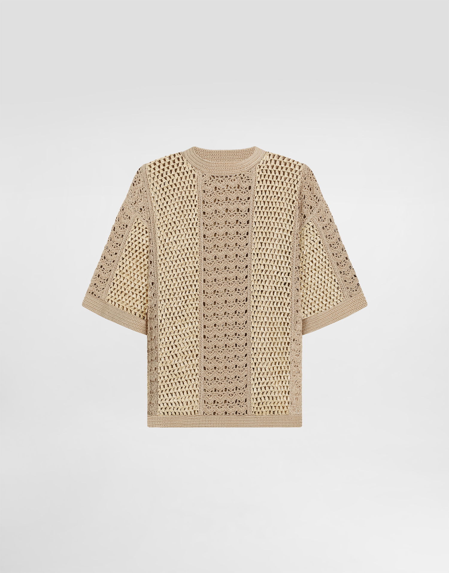 Sveter Dolce & Gabbana Dolce & Gabbana Crochet Top Béžová | GXXA1TJFMNEW0802, 0