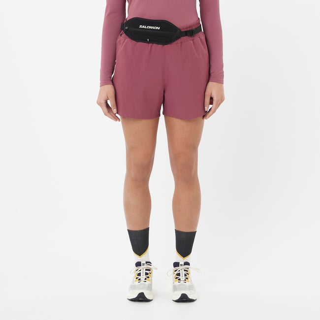 Šortky Salomon Shakeout Core 4" Shorts Vínová | LC2656000