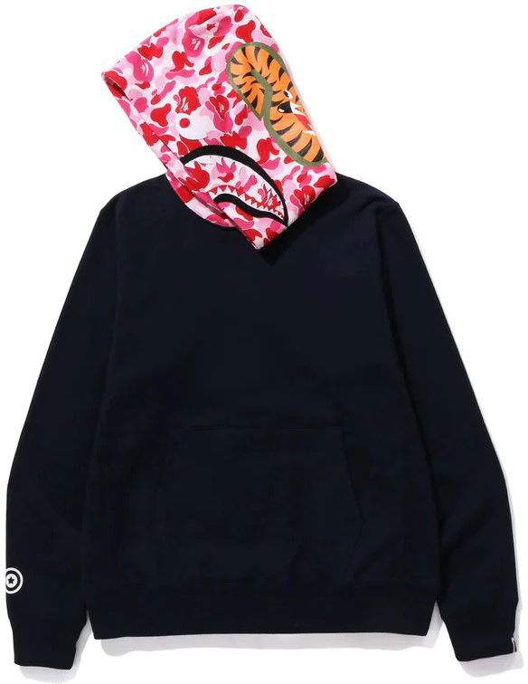 Mikina BAPE ABC Camo Shark Pullover Hoodie Navy Velikost: S Čierna | 0ZXSWM114006L-NVY, 1