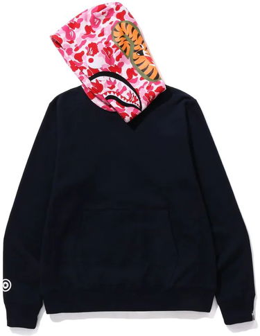 Mikina BAPE ABC Camo Shark Pullover Hoodie Navy Velikost: S Čierna | 0ZXSWM114006L-NVY, 1