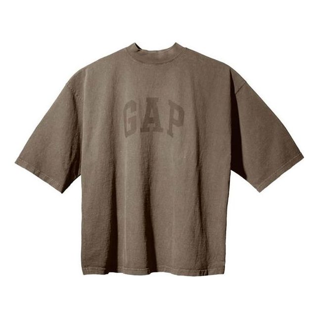 Tričko GAP Yeezy Gap Engineered by Balenciaga 3/4 Sleeve Tee Hnedá | YEEZY-SS22-011