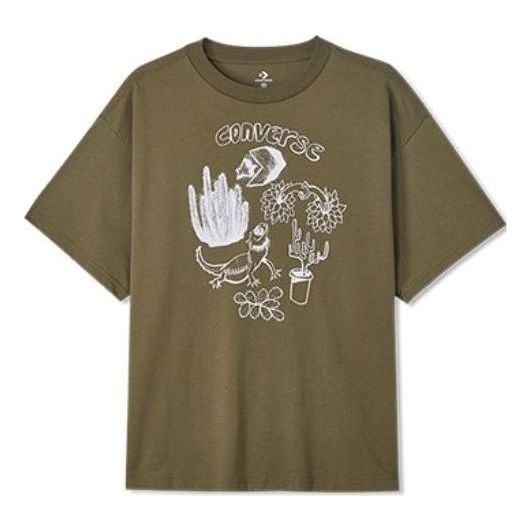 Tričko Converse Converse Desert Neighbors Graphic Tee Zelené | 10023791-A02