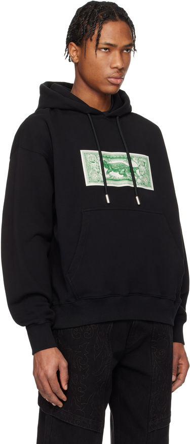 Mikina Off-White Off-White Banknote Arrow Skate Hoodie Čierna | OMBB085S25FLE00H1058, 1