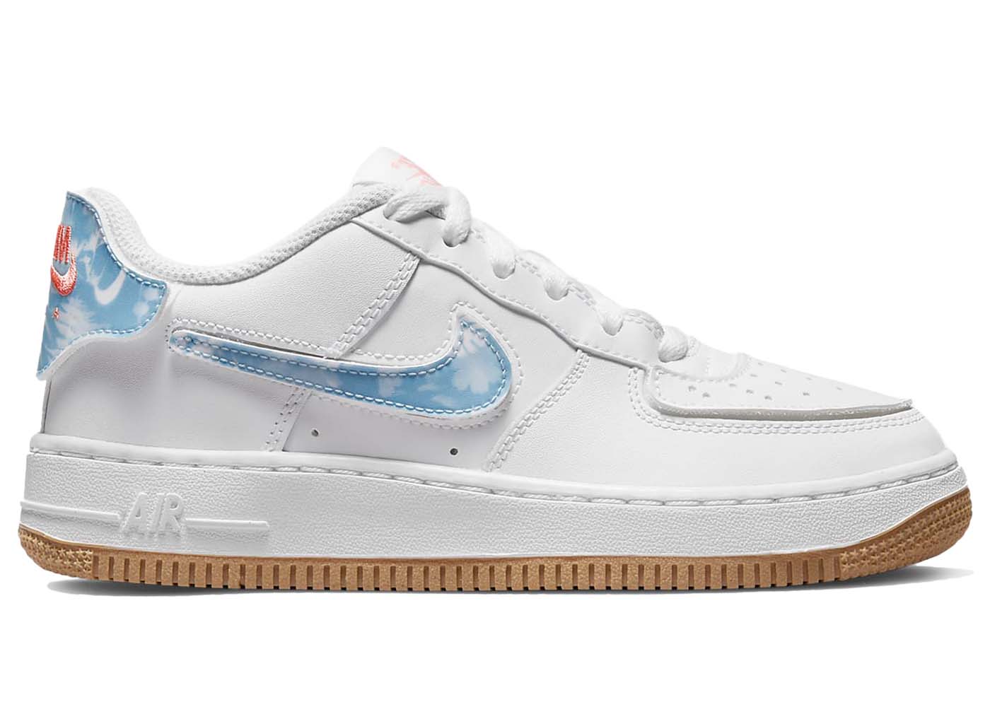 Tenisky a topánky Nike Air Force 1/1 Low White Bleached Coral Gum Biela | DM1020-100, 0