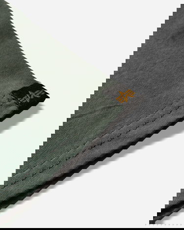 Tričko Alpha Industries Basic Small Logo T-Shirt Zelené | X188505 142, 4