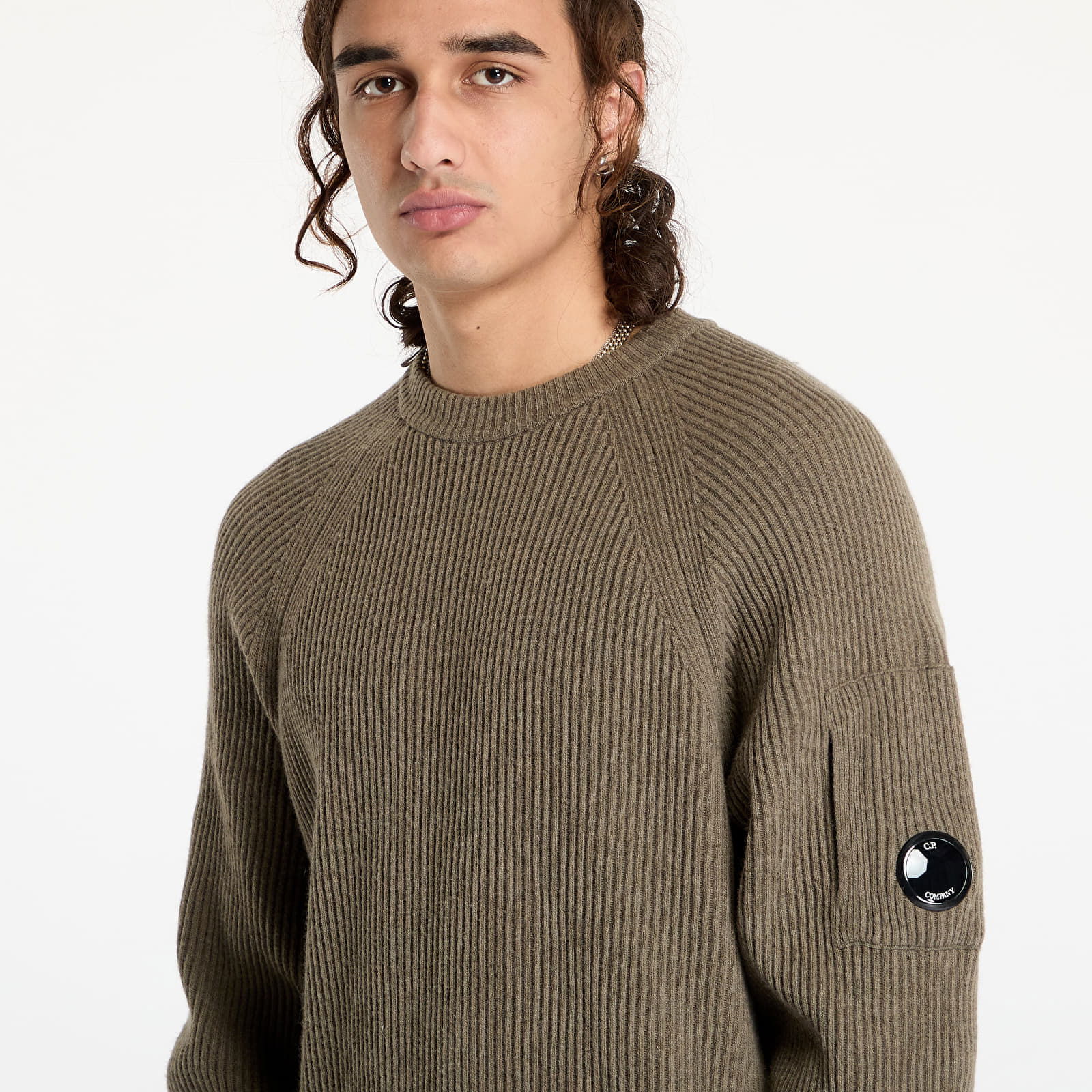 Lens Crewneck Knit Sweater