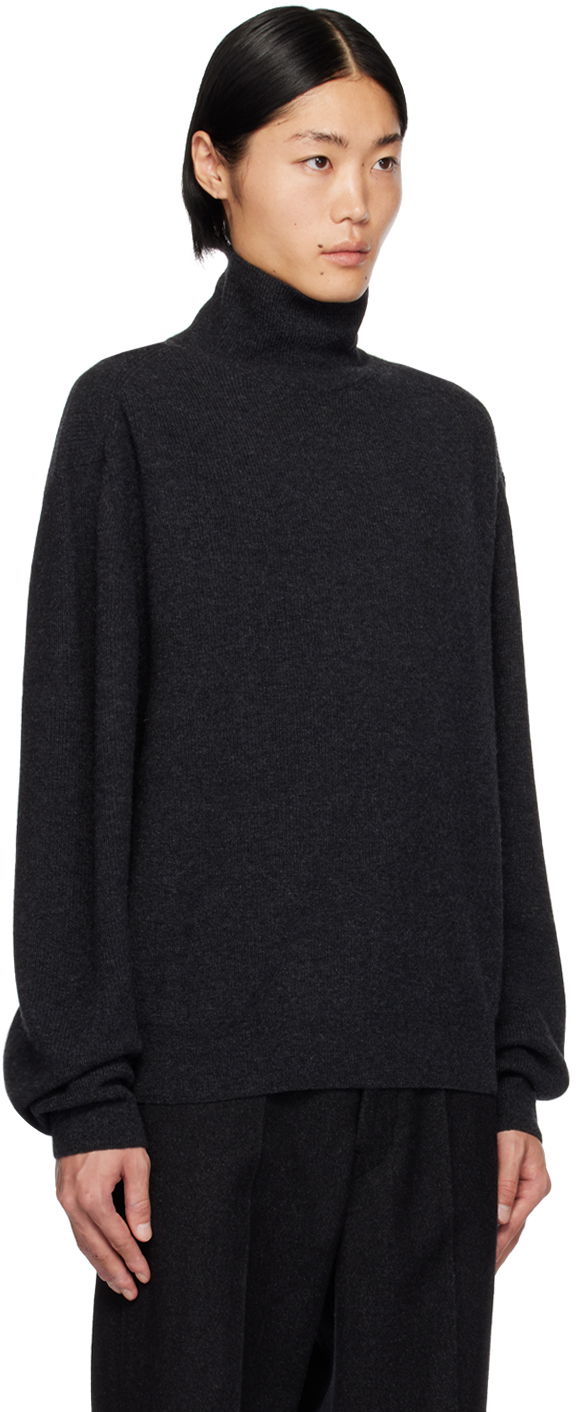 Sveter LEMAIRE Lemaire Relaxed Turtleneck Sweater Šedá | TO1098 LK1014, 1