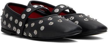 Tenisky a topánky Stella McCartney Stella McCartney Ryder Popper-Studded Ballerina Flats Čierna | 810473W1IL0, 3