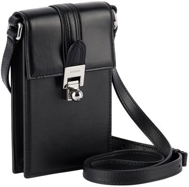 Batohy a tašky Jacquemus Black Les Sculptures 'Le petit Maleti' Phone Case Čierna | 24E245SL132-3173, 1
