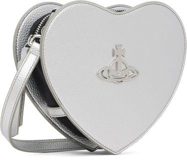 Taška cez rameno Vivienne Westwood Louise Heart Crossbody Bag Metalická | 4803001KW-S000D-, 1