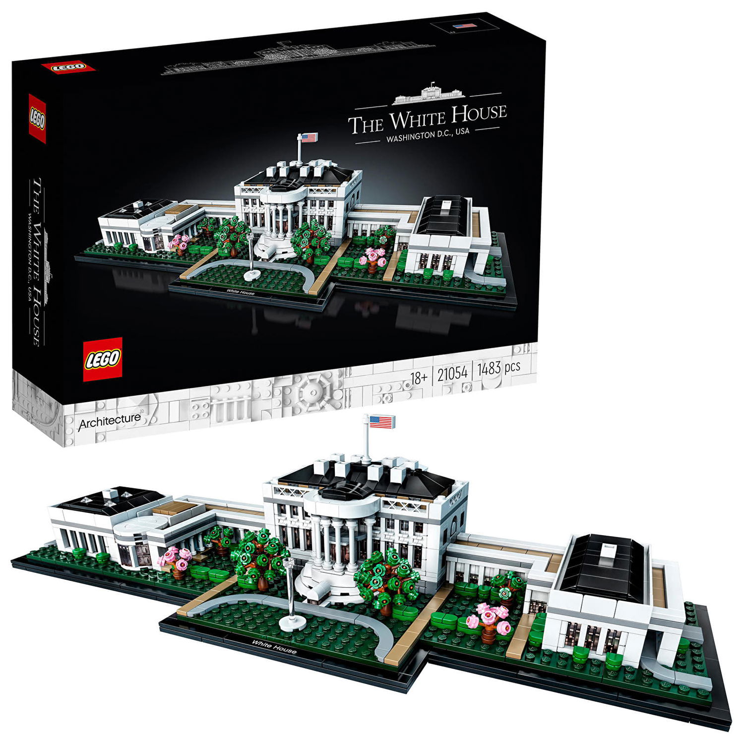 Flexstyle LEGO Architecture 21054 The White House Rôznofarebný | 21054LEG, 0