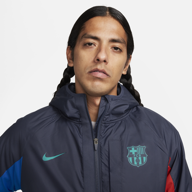 Bunda Nike F.C. Barcelona AWF Third Football Winterized Jacket Navy | FD7268-437, 1