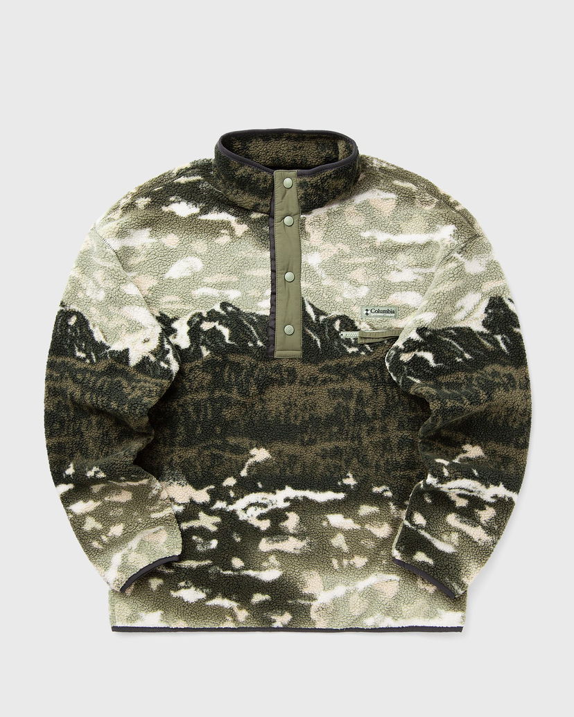 Sveter Columbia Helvetia II Printed Half Snap Fleece Pullover Zelené | 2098461349