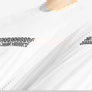 Tričko Neighborhood LS-2 Long Sleeve T-Shirt, Size Large Biela | 251PCNH-LT02-WHT, 5