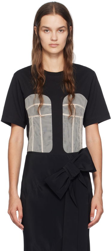 Šaty Simone Rocha Simone Rocha Paneled Bust T-Shirt Čierna | 5290 0553, 0