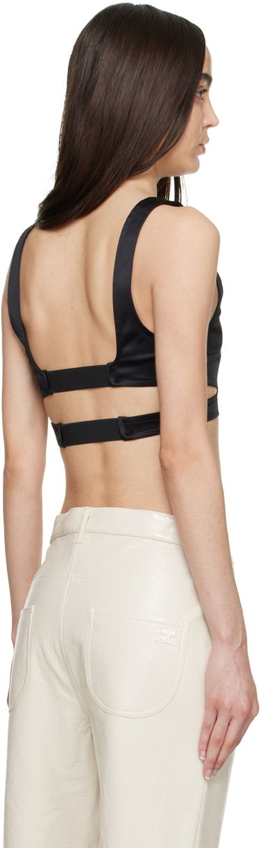 Tielko Courrèges Courrèges Cutout Tank Top Čierna | 322CBR014AC0017, 2