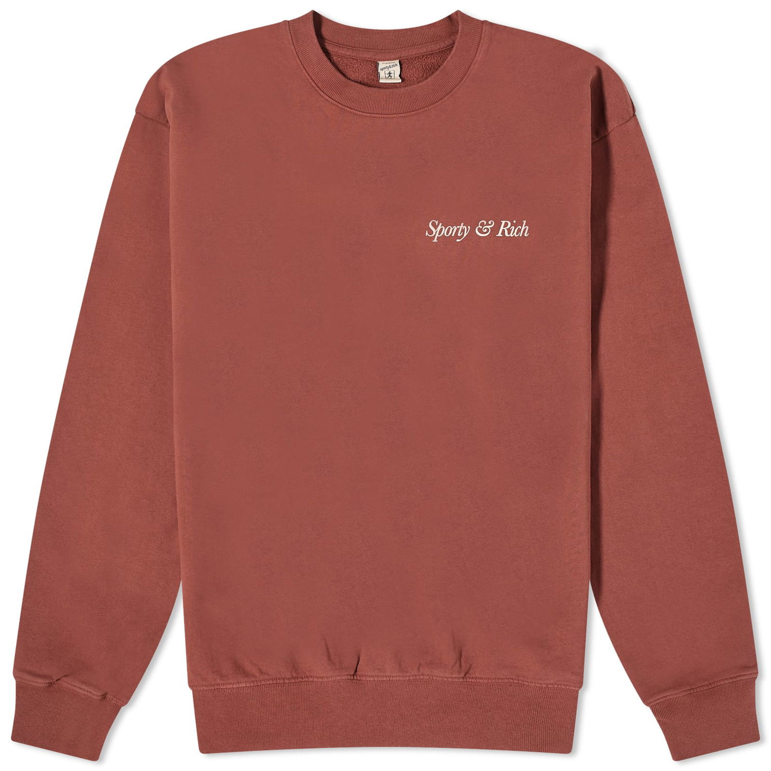 Sveter Sporty & Rich HWCNY Crew Sweat Vínová | CRAW2321MO, 0