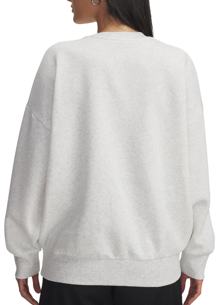 Mikina Under Armour Rival Fleece OS Crewneck Sweatshirt Šedá | 1386463-023, 1