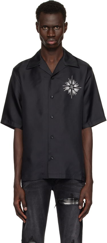 Košeľa AMIRI AMIRI Starburst Resort Shirt Čierna | AMSTCA1120, 0