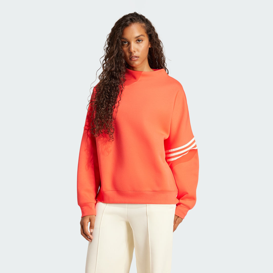 Oversized Mock Neck Sweatshirt