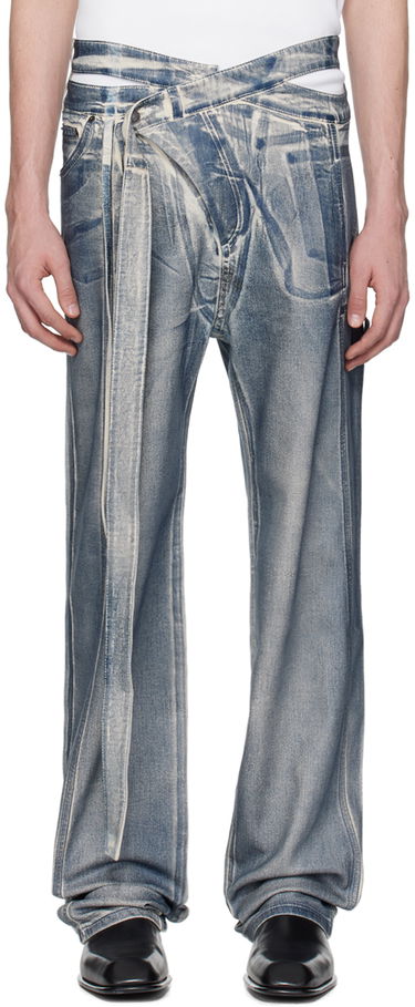 Džínsy Ottolinger Ottolinger Signature Wrap Jeans Modrá | 1700208E, 0