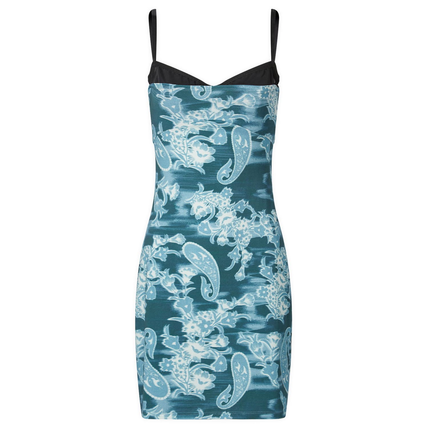 Šaty Miaou Miaou Paola Paisley Print Mini Dress Modrá | 5049JRBMPB, 1