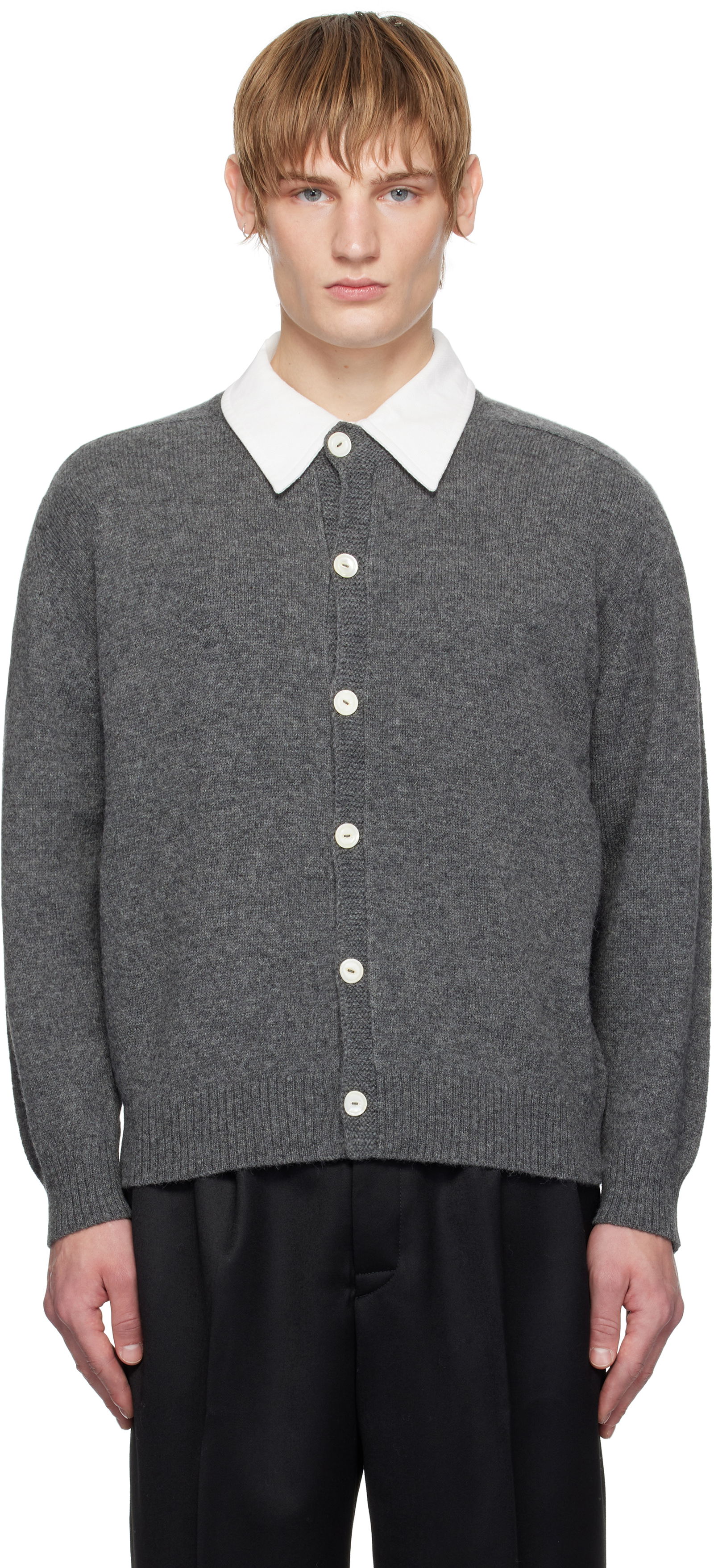 Wool Knit Cardigan