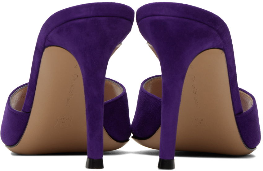 Elle 85 Suede Heeled Mules