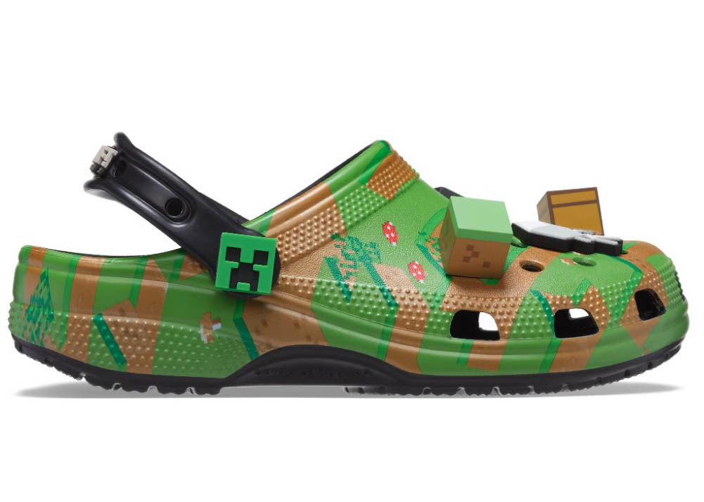 Tenisky a topánky Crocs Elevated Clog Minecraft Zelené | 208472-90H, 0